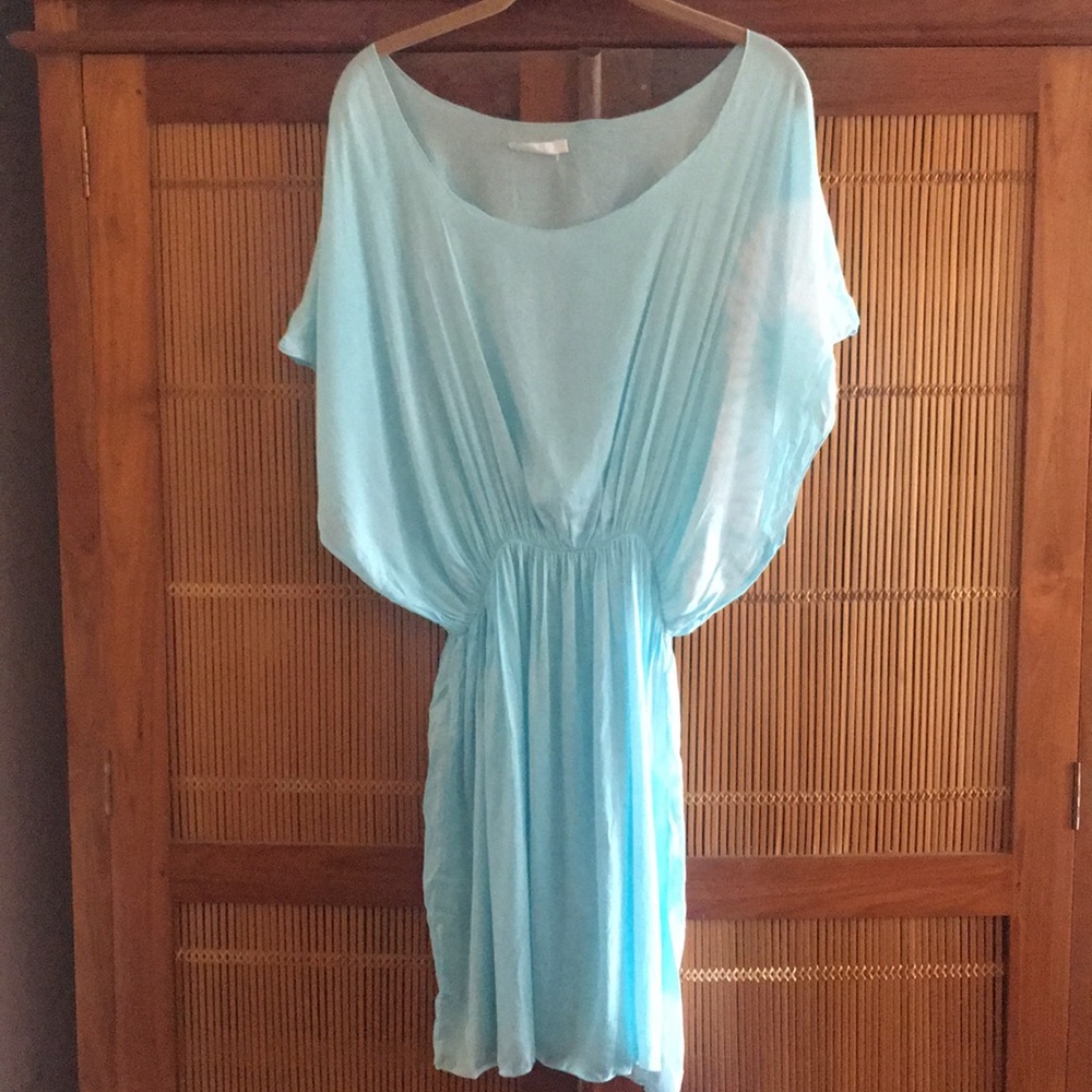 Indah Swimwear Turquoise Beach Coverup Medium